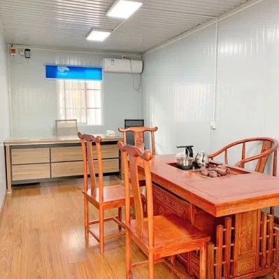 Casa de contêiner de estrutura de aço de design moderno para cores personalizadas