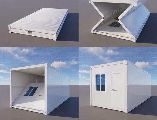 Porta de aço porta de contêiner dobrável casa de contêineres pré-fabricada