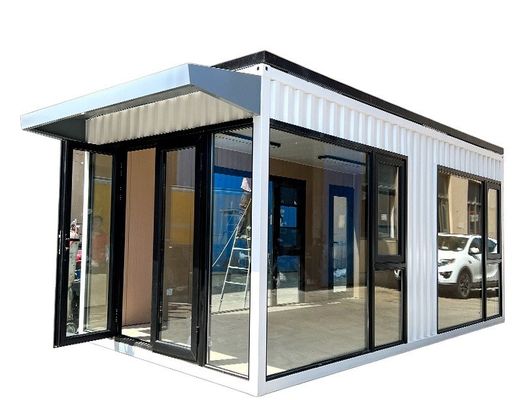 Estrutura de aço Modular 40FT Flat Pack Container de remessa Villa Casa para compradores finais