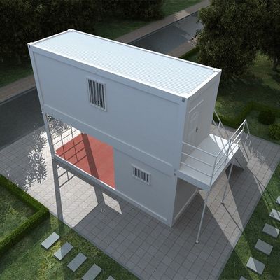 Modular 40FT Flat Pack Container de Aço Casa Villa Com Vantagem de Instalação Rápida