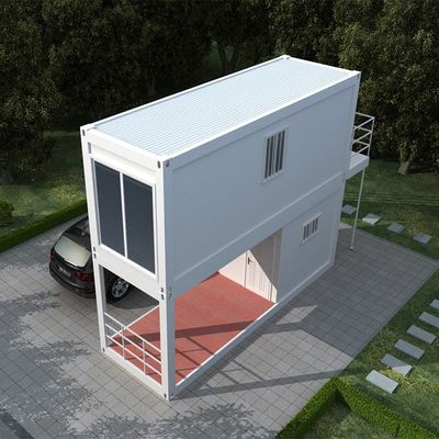Estrutura de aço Modular 40FT Flat Pack Container de remessa Villa Casa para compradores finais