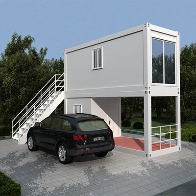 Estrutura de aço Modular 40FT Flat Pack Container de remessa Villa Casa para compradores finais