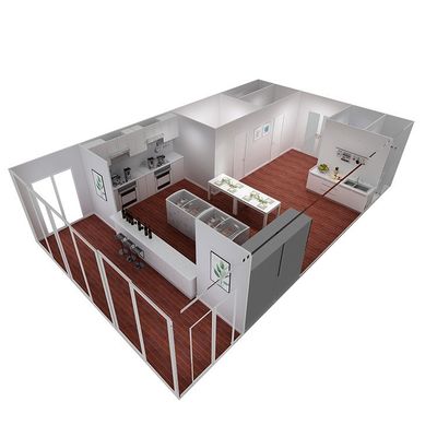 Home Office 20FT / 40FT Prefab Modular Living para quarto cozinha Garagem