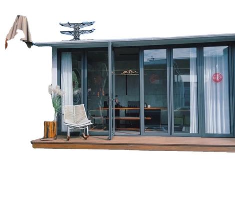 Contemporâneo Design Portátil Flat Pack Living Container com opções de cores personalizadas