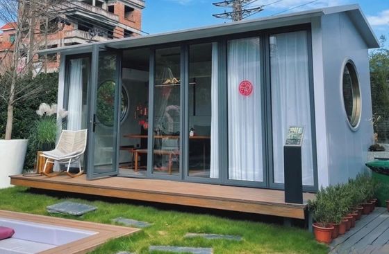 Contemporâneo Design Portátil Flat Pack Living Container com opções de cores personalizadas