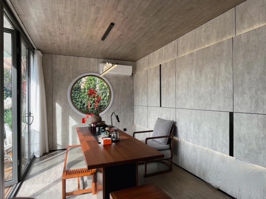 Contemporâneo Design Portátil Flat Pack Living Container com opções de cores personalizadas