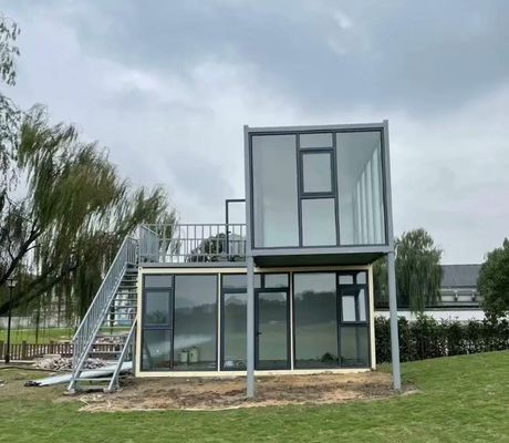Contemporâneo Design Portátil Flat Pack Living Container com opções de cores personalizadas