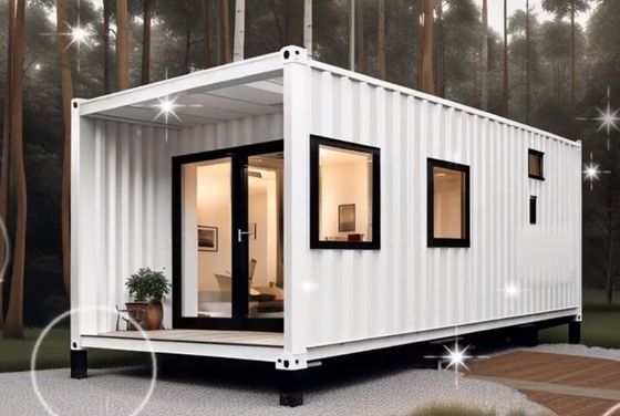 Contemporâneo Design Portátil Flat Pack Living Container com opções de cores personalizadas