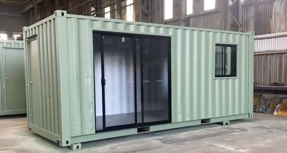Estilo de design contemporâneo pré-fabricado Flat Pack Living Container House 20ft/40ft