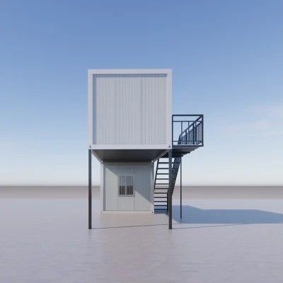 Casas modulares miniatura pré-fabricadas personalizadas para construção de armazéns de oficina