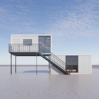 Casas modulares miniatura pré-fabricadas personalizadas para construção de armazéns de oficina