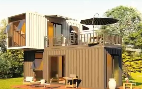 Hotel Flat Pack Container House Solução de alojamento portátil e personalizável