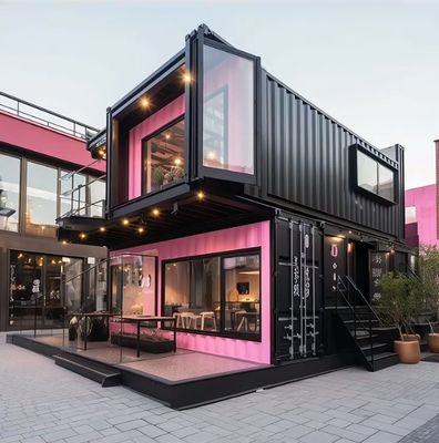 Hotel Flat Pack Container House Solução de alojamento portátil e personalizável