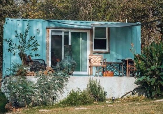 Modern Flat Container House Portátil Desmontável Para Celebridades de Internet de Luxo