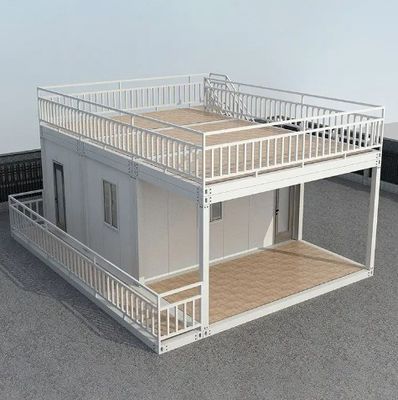 Casa de contêiner fabricada com porta de aço A melhor opção de habitação portátil
