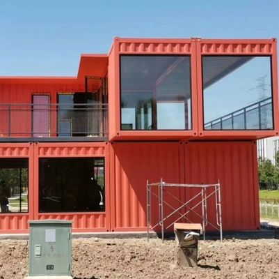 Casa de contêiner fabricada com porta de aço A melhor opção de habitação portátil