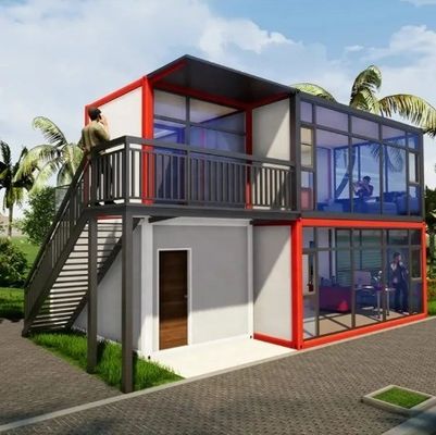 Casas portáteis de embalagem plana Ideal para hotéis e escritórios Casa de contêineres