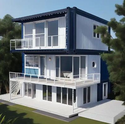 Casas portáteis de embalagem plana Ideal para hotéis e escritórios Casa de contêineres