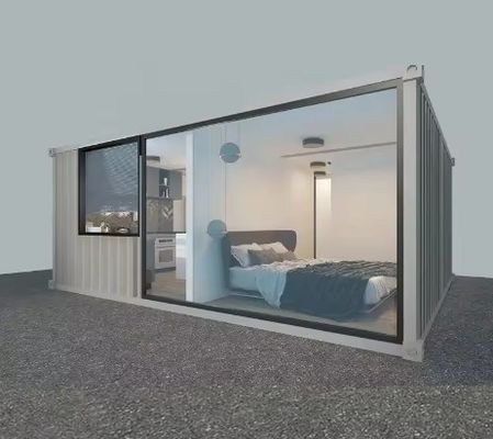 Container moderno Casa portátil de aço Containers dobráveis de embalagem plana