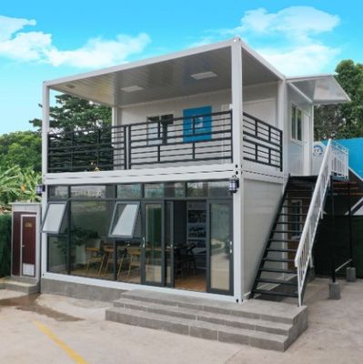 20ft 40ft aço leve Container pré-fabricado para duas camadas apartamento