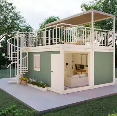 20ft 40ft aço leve Container pré-fabricado para duas camadas apartamento
