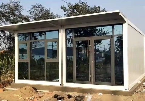 Modelo de Design Contemporâneo Estrutura de Aço Casa de Contêineres Prefabricada Posicionável