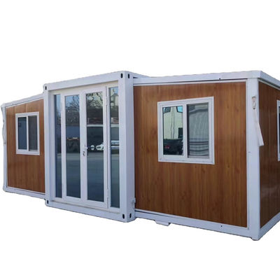 Casa de contêineres pré-fabricada com 2 quartos expansíveis