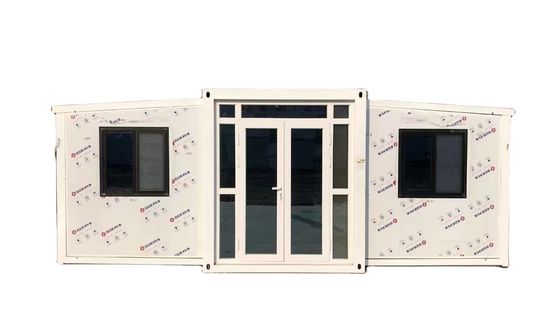 Casa de contêineres móvel de 2 quartos expansível de 3 quartos portátil pré-fabricada