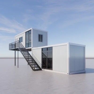 Casa expansível Estilo de design moderno para OEM Container de casa dobrável